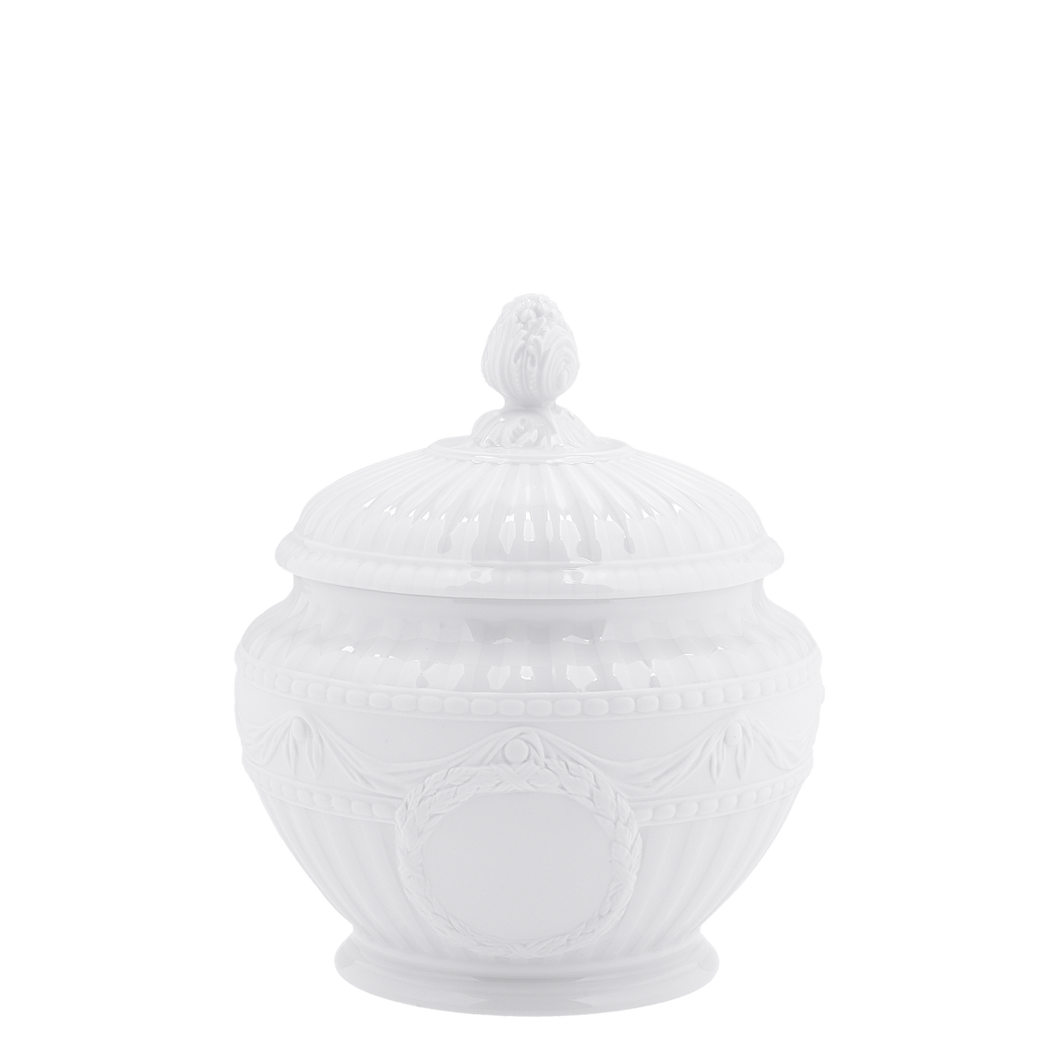 BLANC NOUVEAU Boîte cannelée