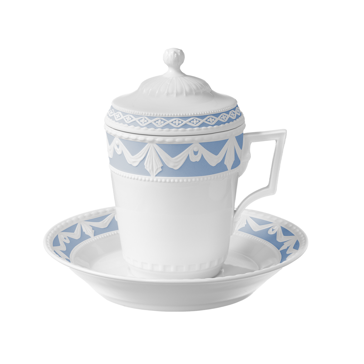 BLANC NOUVEAU Juego de 3 tazas de desayuno