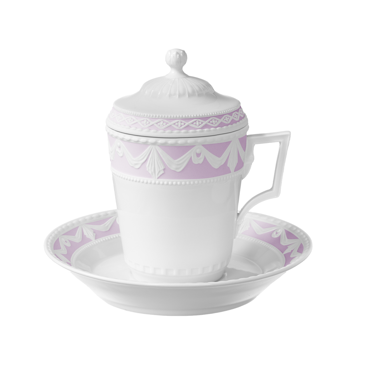BLANC NOUVEAU Juego de 3 tazas de desayuno