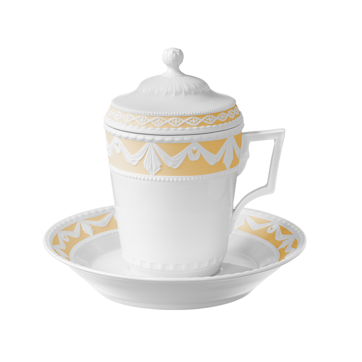 BLANC NOUVEAU Juego de 3 tazas de desayuno