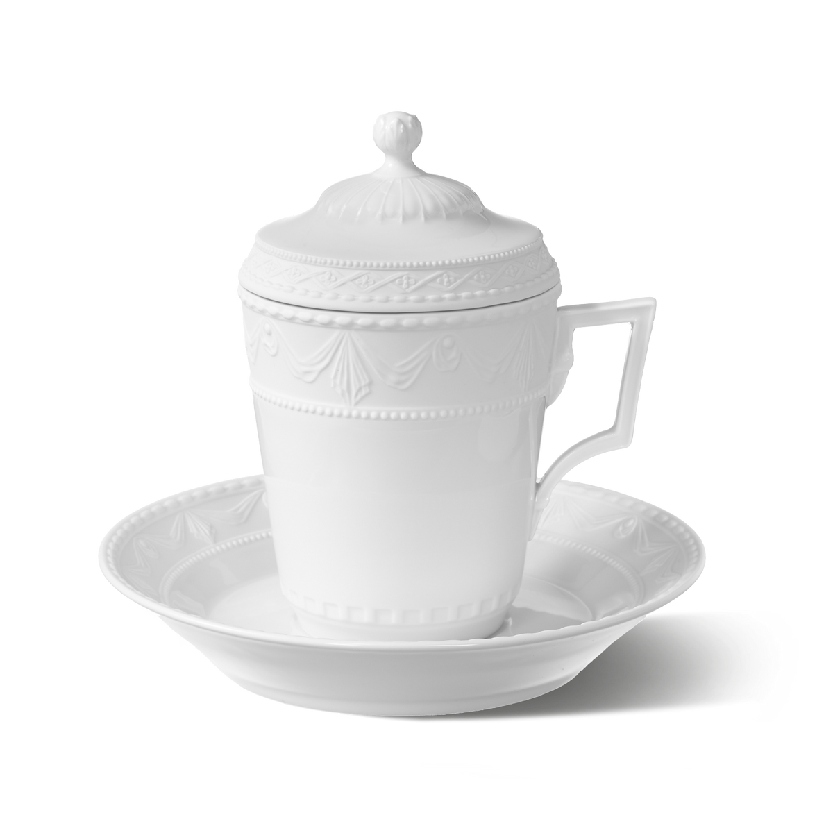 BLANC NOUVEAU Juego de 3 tazas de desayuno