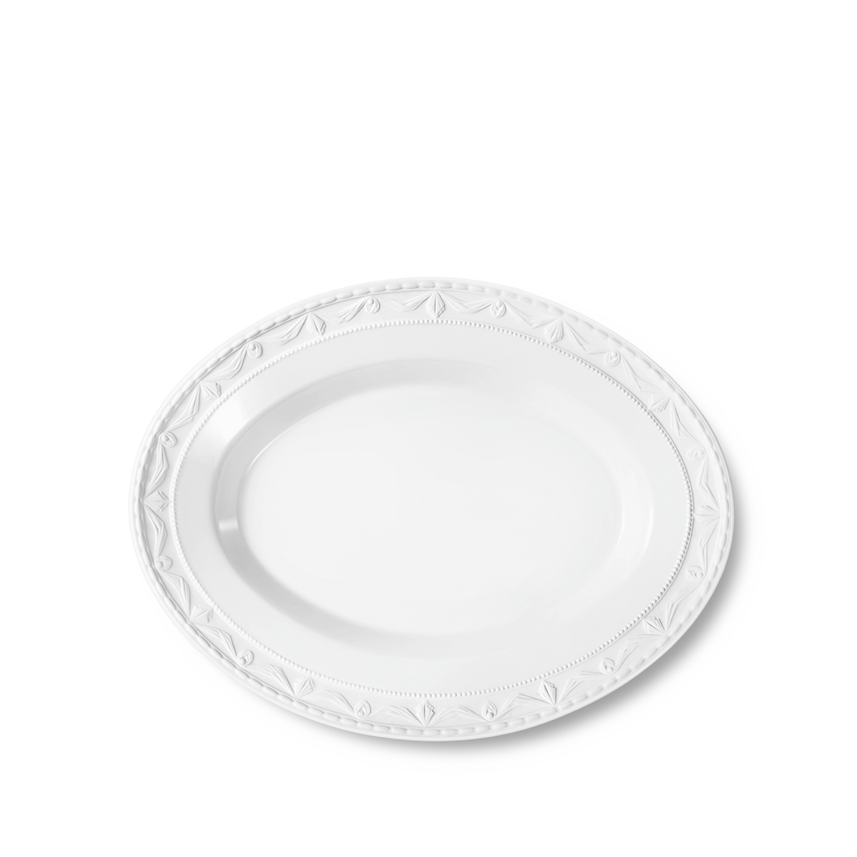 Plato ovalado pequeño de BLANC NOUVEAU