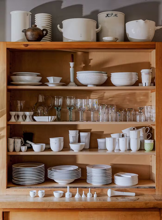 In Thomas Wenzel's kitchen cupboard