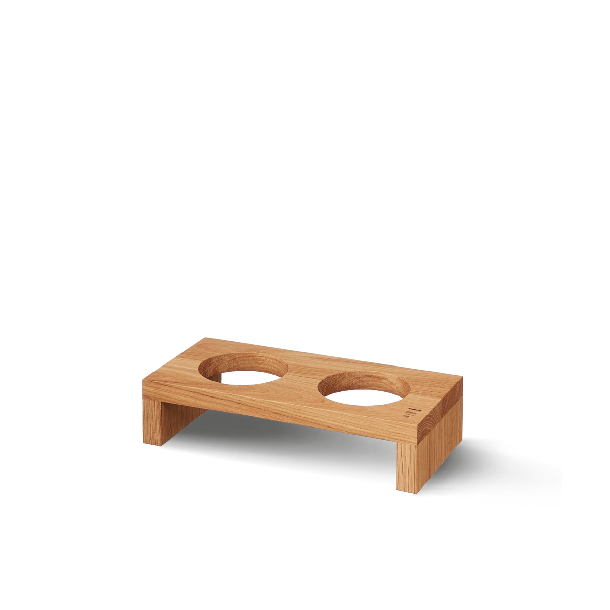 Estantería de madera LAB de 2 baldas, roble
