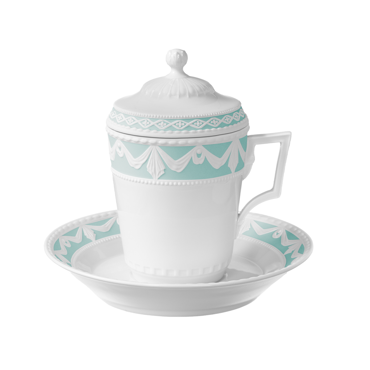 BLANC NOUVEAU Juego de 3 tazas de desayuno