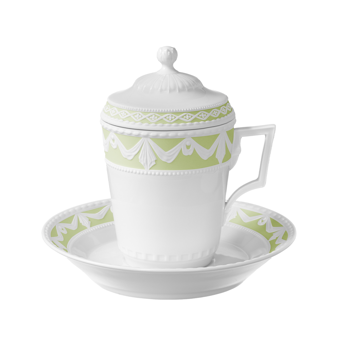 BLANC NOUVEAU Juego de 3 tazas de desayuno