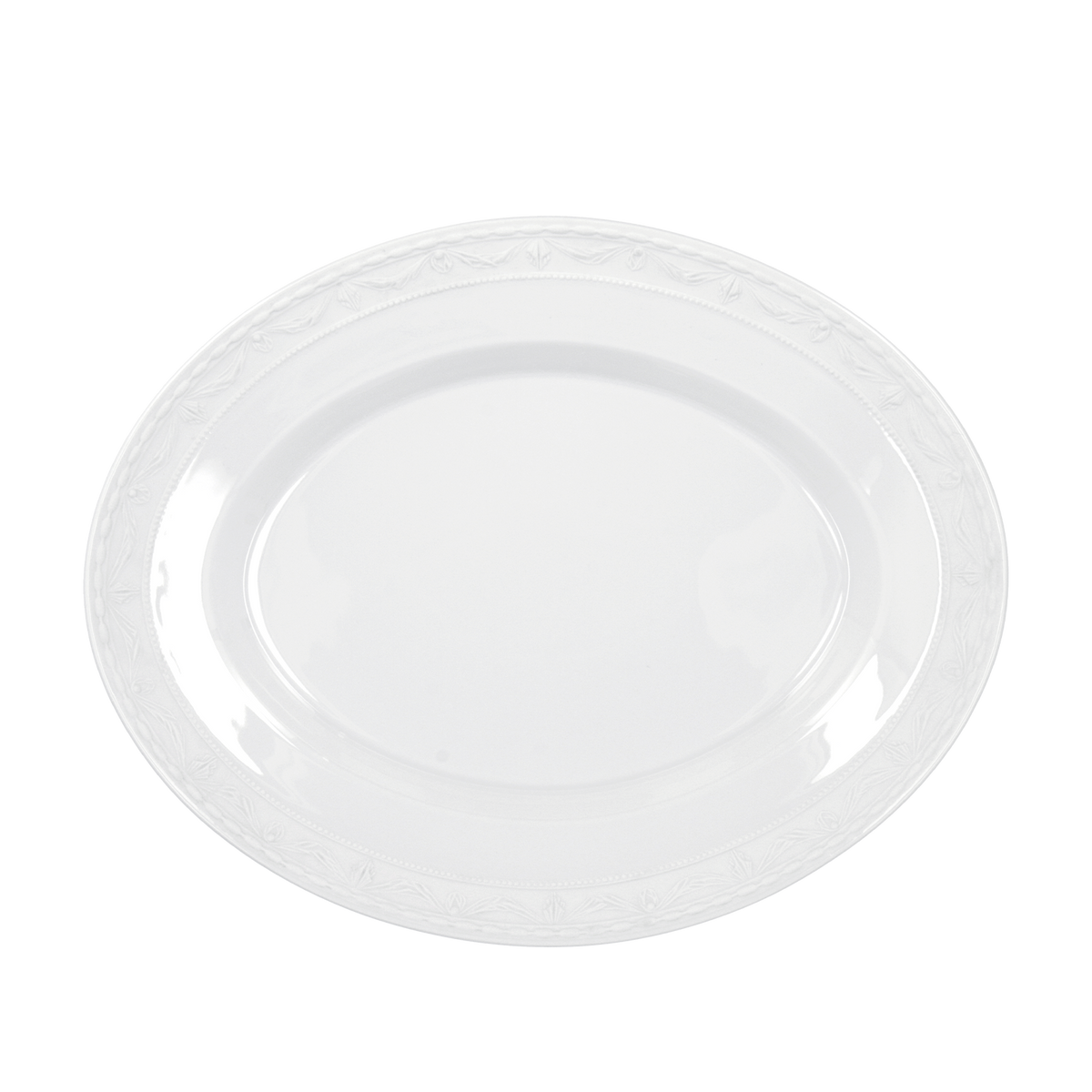 Plato ovalado grande de BLANC NOUVEAU