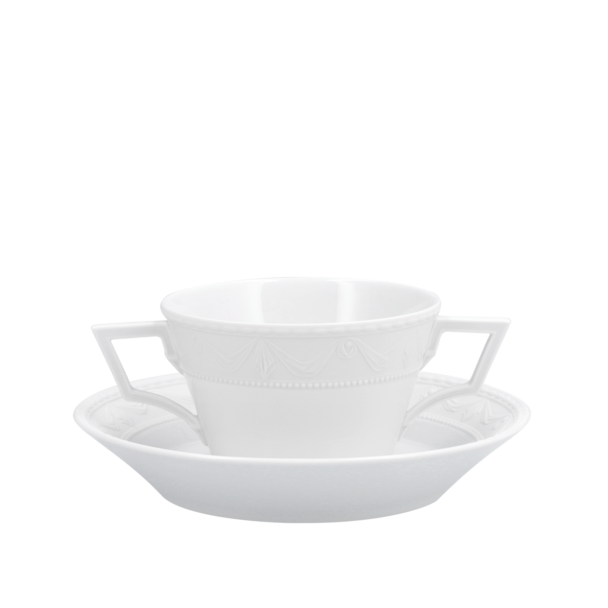 BLANC NOUVEAU Suppen- & Frühstücks-Untertasse