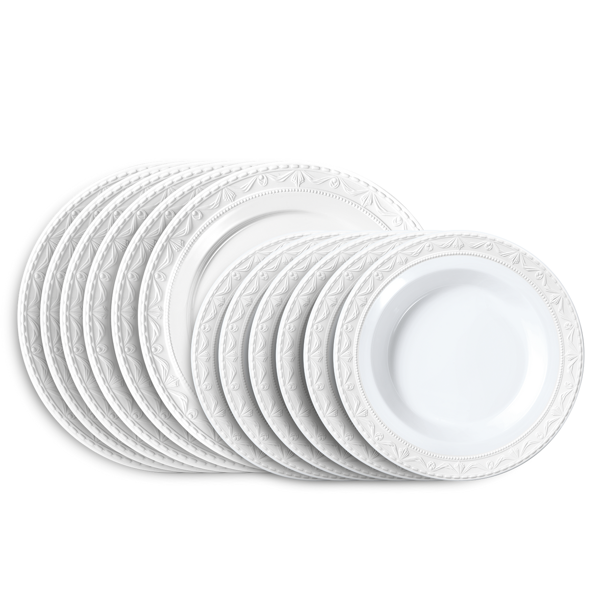 Juego de vajilla BLANC NOUVEAU, 12 piezas.