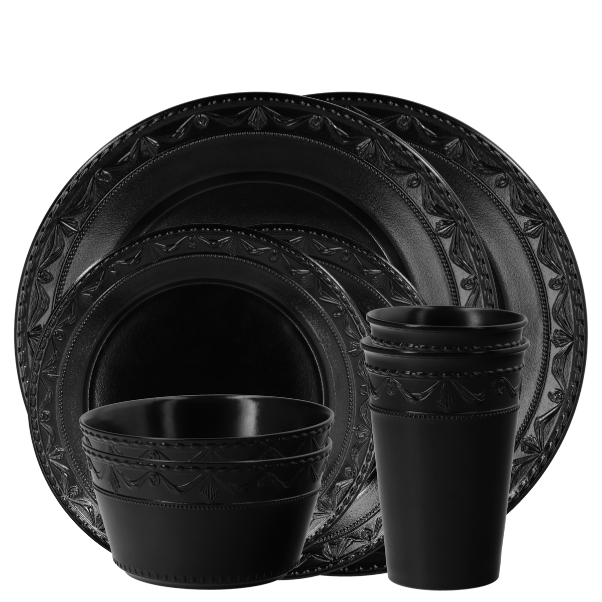 KURLAND Set doble NOIR