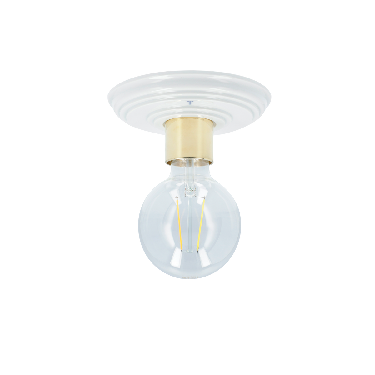 KPM & MAWA wall & ceiling light PAULA brass